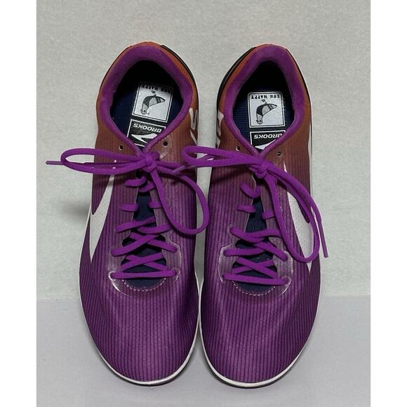 Brooks Mach 17 Track & field running cleats sneakers shoes purple 6.5 - Picture 1 of 8